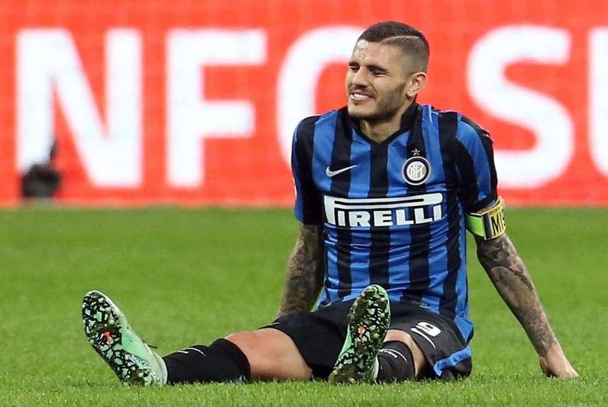 Mauro Icardi se resintió de su lesión muscular y no jugará