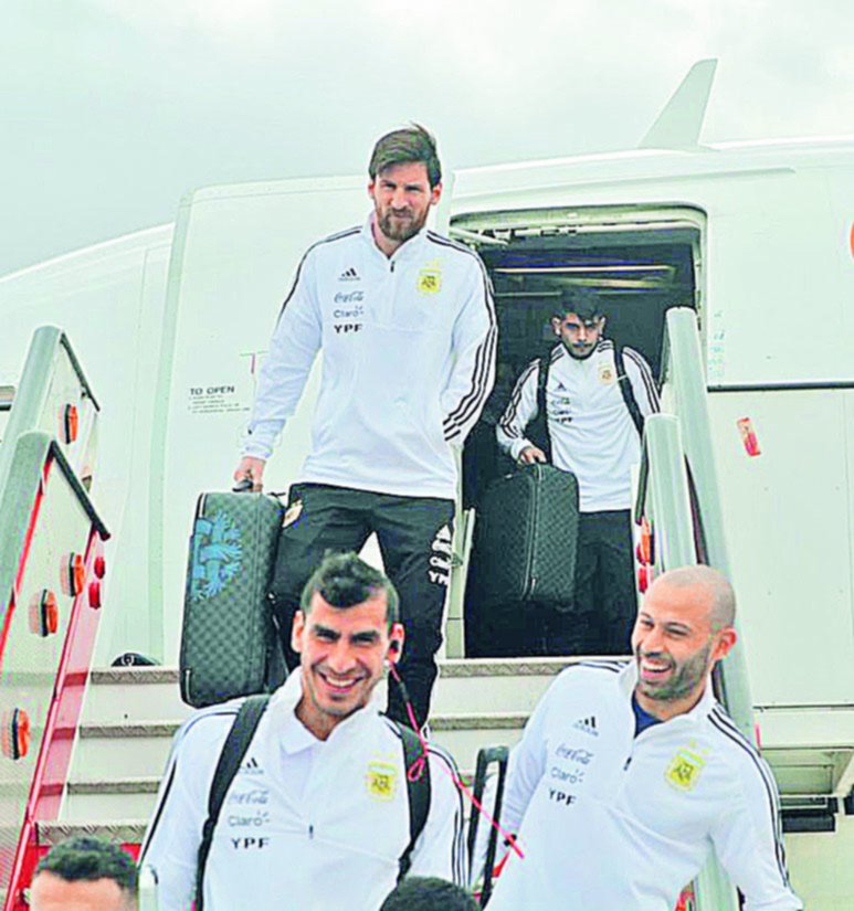 La Selección llegó a Madrid con la mira puesta en España