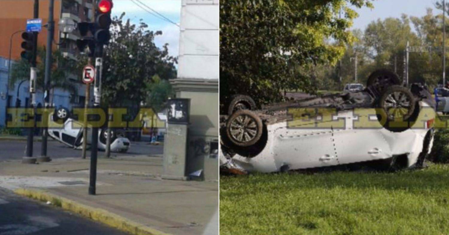 Otra locura captada por cámaras del municipio: el choque de una embarazada