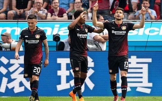 Alario, with a brace, gave the victory to Bayer Leverkusen.