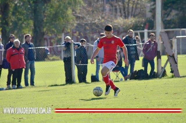 Lucas Calderón está entrenando en Gimnasia