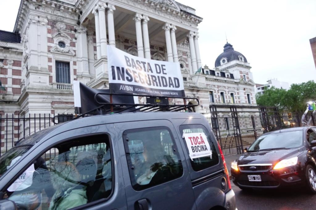 Tocaron las bocinas para pedir seguridad