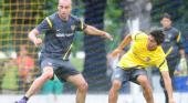 Fútbol para Silva y Ledesma en última práctica en Tandil