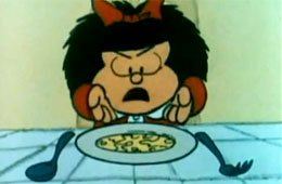 Mafalda se convirtió en el ícono detractor de la Ley SOPA