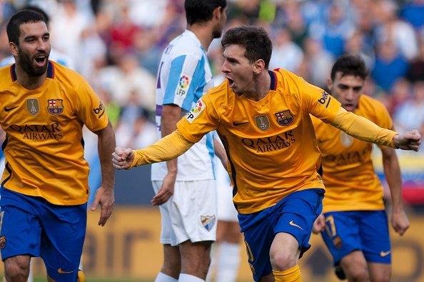 Con un golazo de Messi, Barcelona le ganó al Málaga