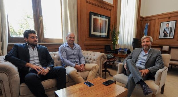 Molina se reunió con el ministro del Interior