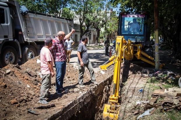 Nuevos desagues pluviales para evitar inundaciones en Triunvirato