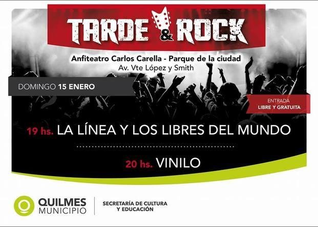 "Tarde & rock" en el anfiteatro del Parque de la Ciudad
