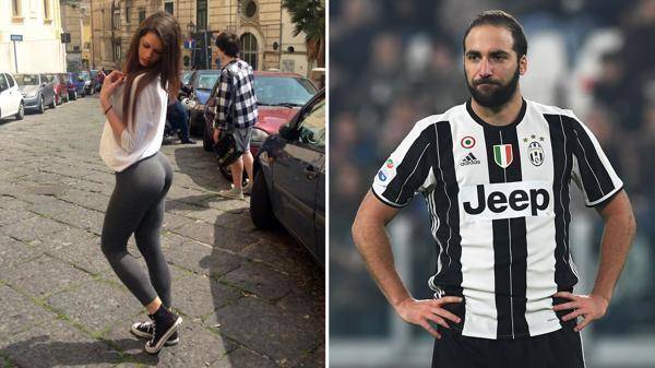 El Pipita Higuaín en medio de una polémica con una modelo italiana