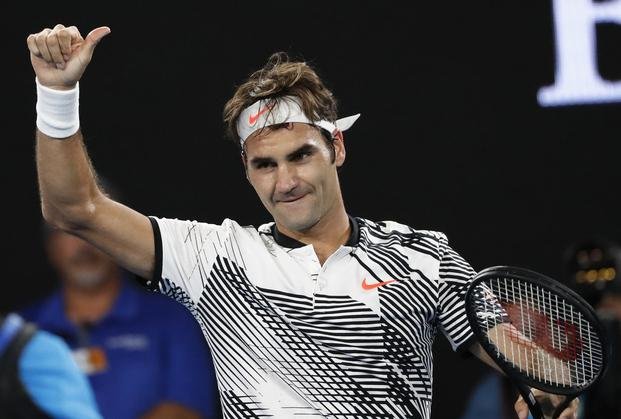 Federer llegó a los cuartos de final del Abierto de Australia y Murray se despidió