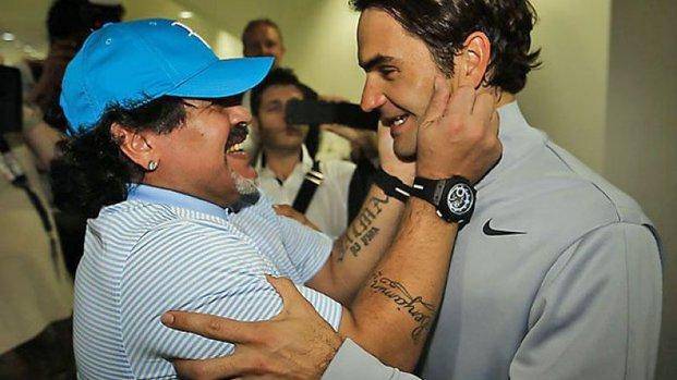 Llueven elogios para Federer de Maradona, Del Potro, Sabatini y otras figuras