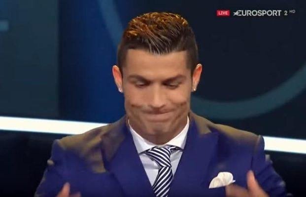 VIDEO: Ronaldo y su particular festejo al ganar el premio The Best