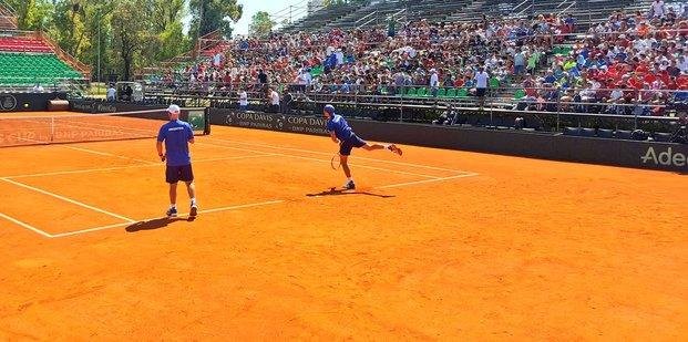 Se entrenó el equipo argentino de Copa Davis