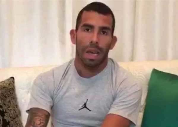 Tevez y un frío adiós a los hinchas en un video