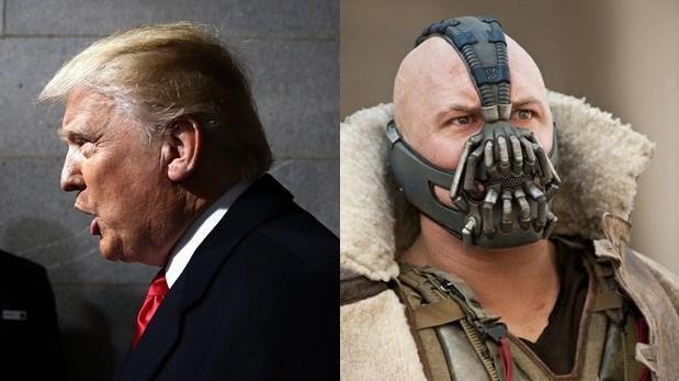 Acusan a Donald Trump de plagiar a Bane, el villano de Batman