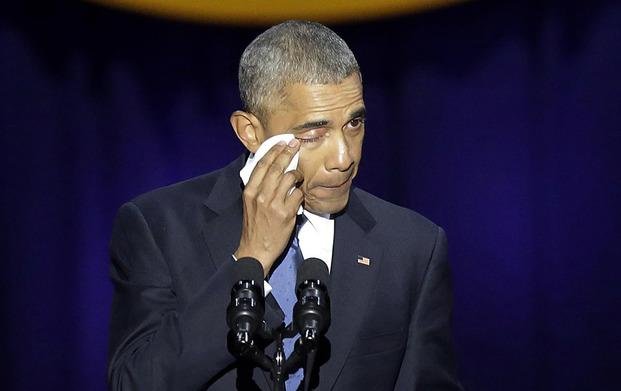 Obama afirmó, al despedirse en un nostálgico discurso: “Sí, pudimos”