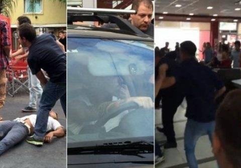 VIDEO: Fede Bal y sus amigos a las trompadas en pleno centro de Carlos Paz