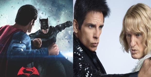 "Zoolander 2" y "Batman vs. Superman" podrían convertirse en las peores películas del 2016