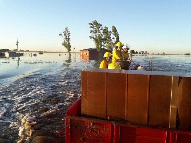 Se agrava la situación por las inundaciones en General Villegas