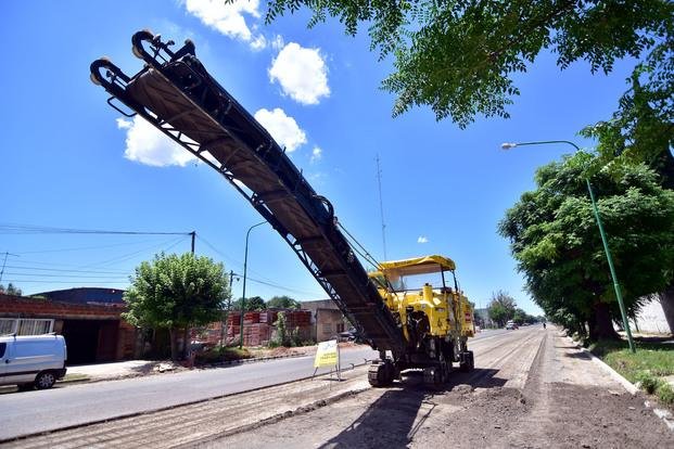 Avanza la repavimentación de la avenida 72