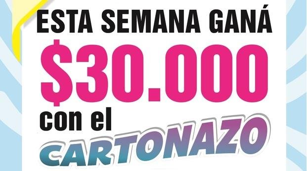¡Controlá tu Cartonazo, hay $30.000 en juego!