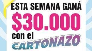 ¡Controlá tu Cartonazo, hay $30.000 en juego!