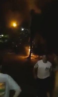 La polémica quema del “Negro del WhatsApp” movilizó a Tolosa