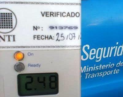 Circulaba en una moto con casi 14 veces más del nivel de alcoholemia permitido