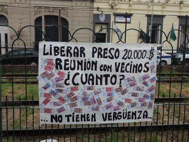 Sospecha y un duro cartel