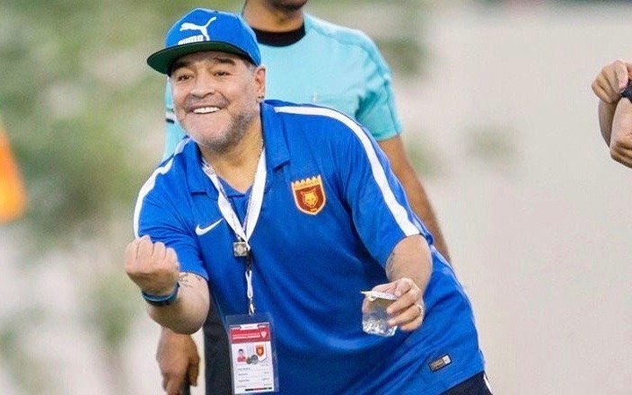 Maradona se llevó un refuerzo argentino para Emiratos