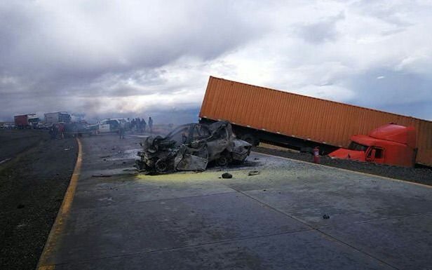 Cinco argentinos murieron en un accidente carretero en el sur de Chile