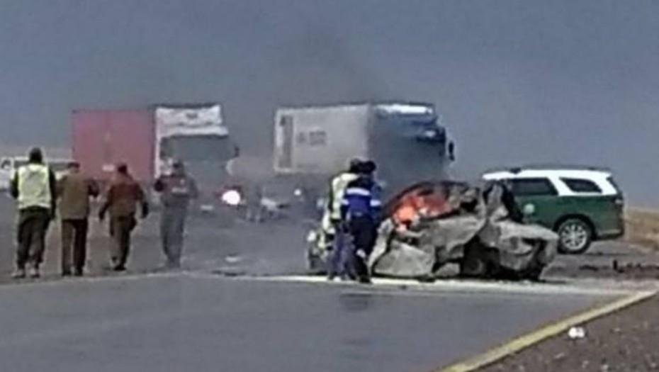 Cinco argentinos murieron tras un choque frontal en Chile