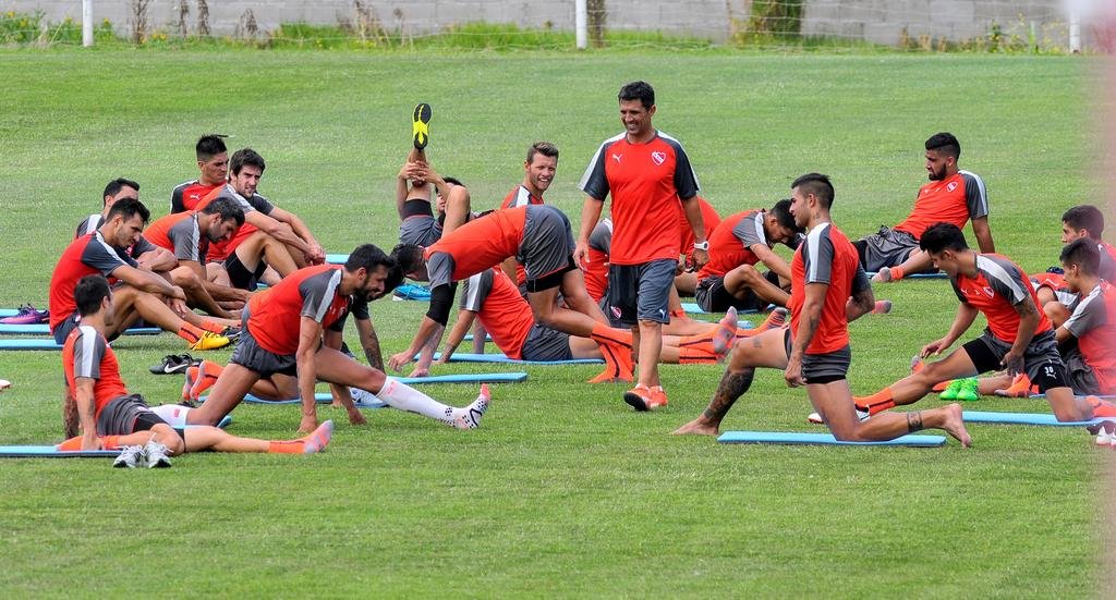 Con Pablo Blanco de PF, los jugadores del Rojo pusieron primera en este 2018