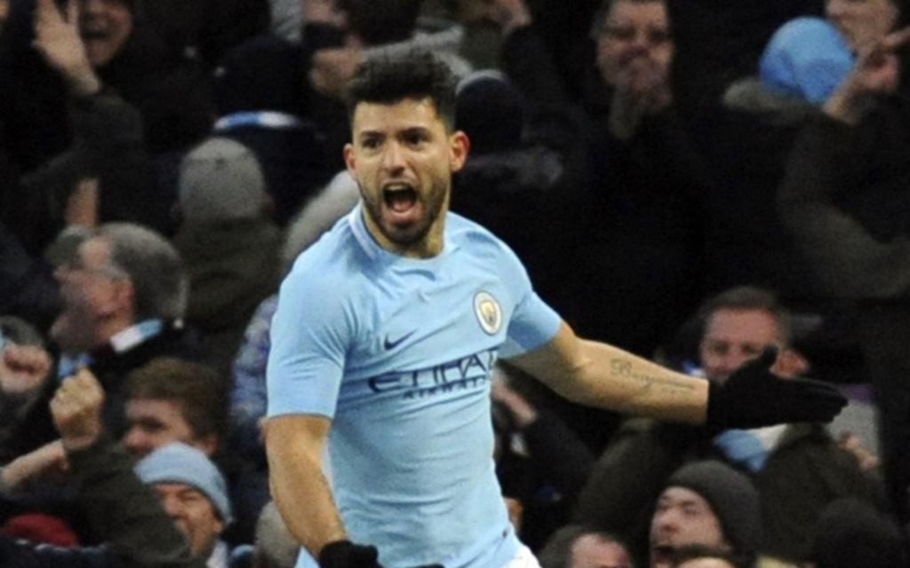 Dos goles del Kun Agüero en el triunfo del Manchester City