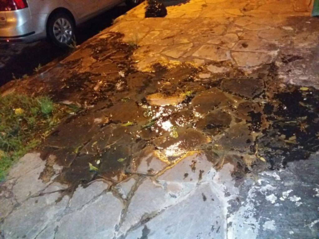 Vecinos de 163 entre 10 y 11 piden por una cañería rota