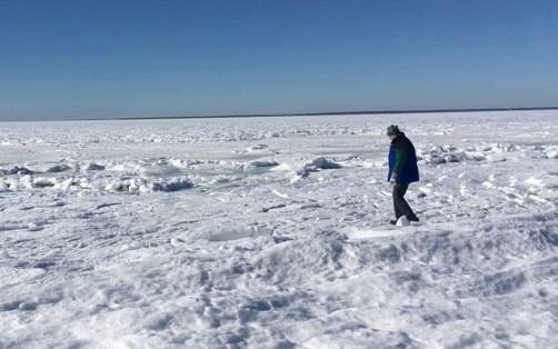 El día que hizo tanto frío que hasta el mar se congeló