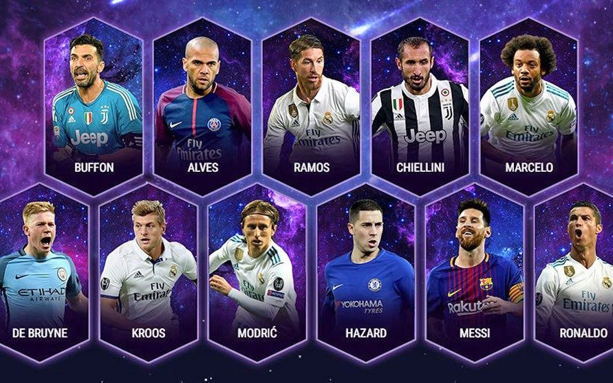 Messi, único argentino en el equipo ideal de la UEFA 2017