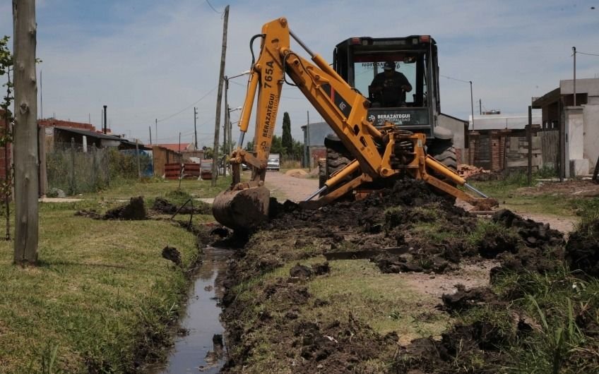 Trabajos de saneamiento en Sourigues