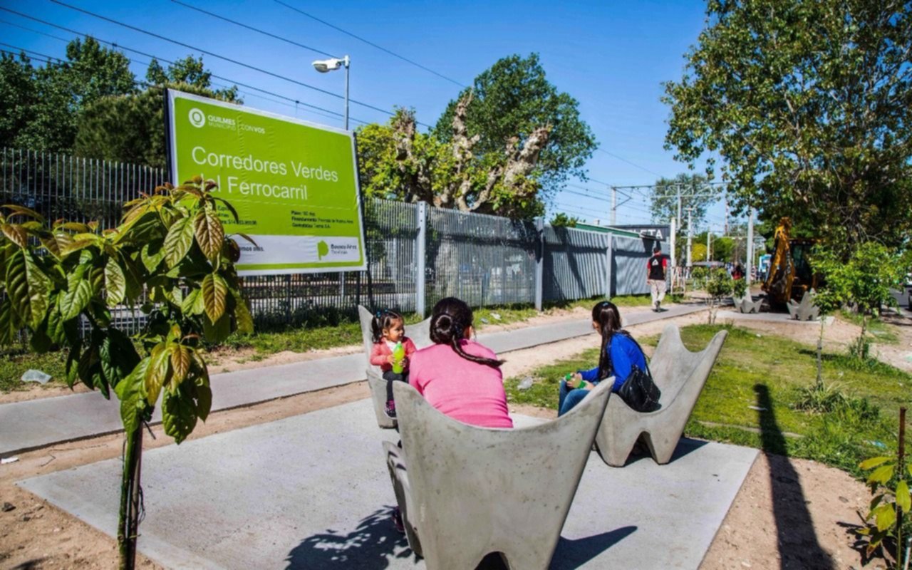 Avanza la construcción de los corredores verdes