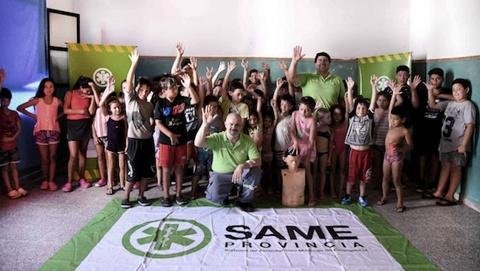 En la Escuela de Verano, los chicos aprenden técnicas de Reanimación cardiopulmonar