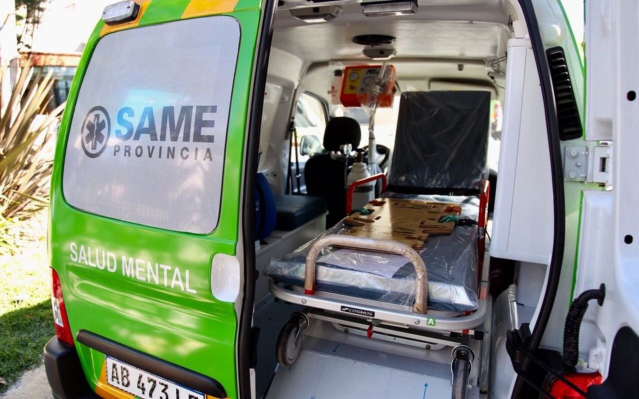 Nueva ambulancia de salud mental para el SAME