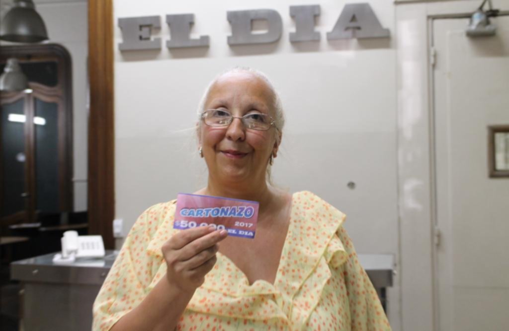 Una vecina de Berisso se quedó con los 100.000 pesos que puso en juego el Cartonazo de EL DIA