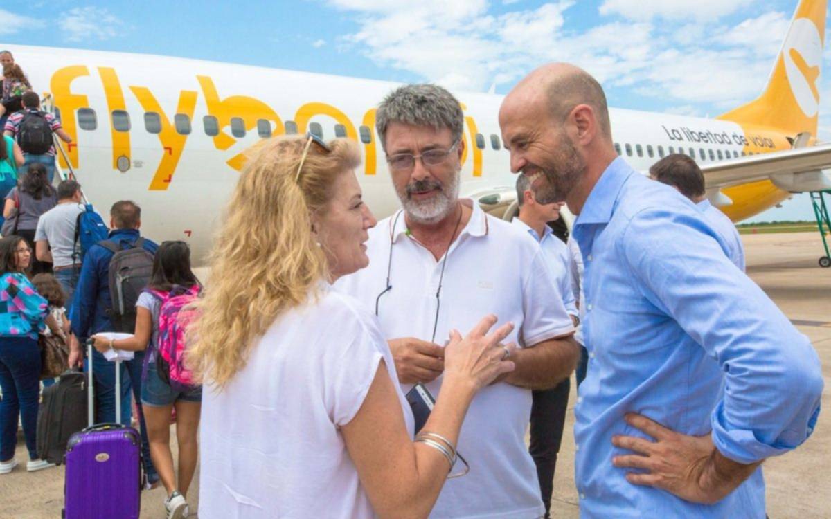 Partió de Córdoba con destino a Puerto Iguazú el primer vuelo de Flybondi 