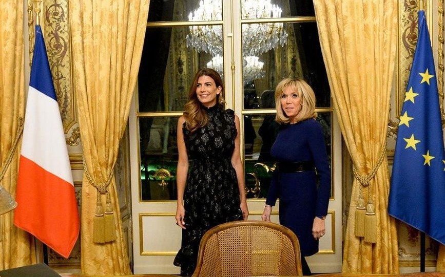Juliana Awada tuvo un encuentro con Brigitte Macron