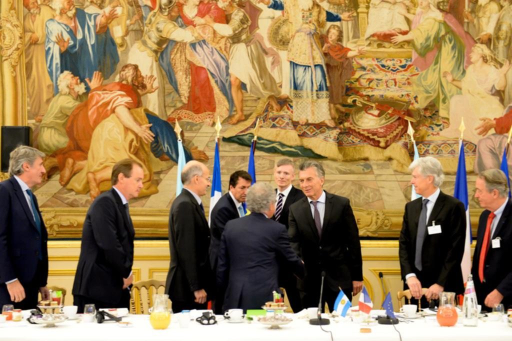 En un almuerzo con empresarios, Macri agradeció “el enorme apoyo del mundo”