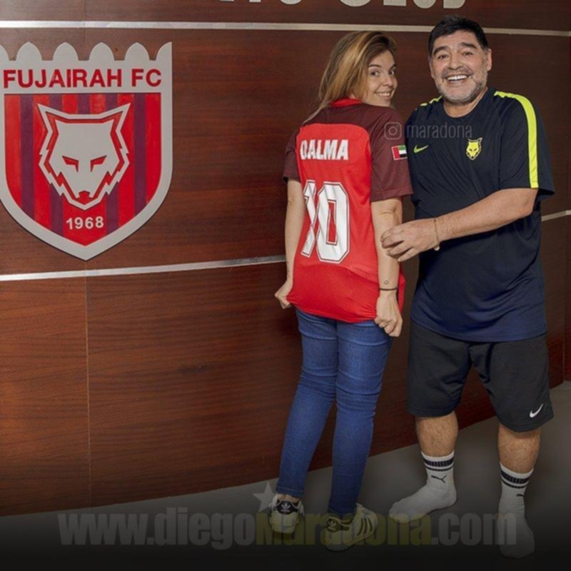 Diego y Dalma: la foto de la reconciliación