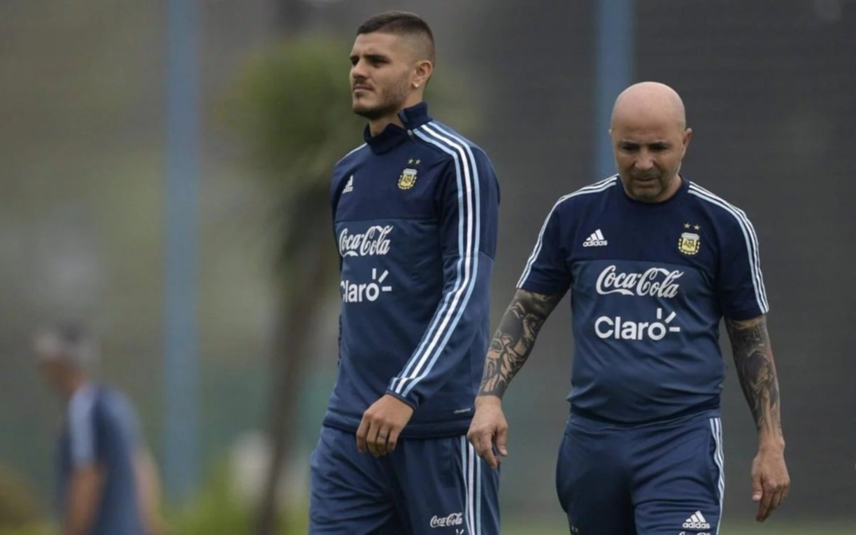 ¿Lo convoca? Sampaoli se reunió con Icardi en Milán