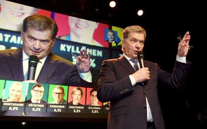  El presidente de Finlandia fue reelecto por amplia mayoría