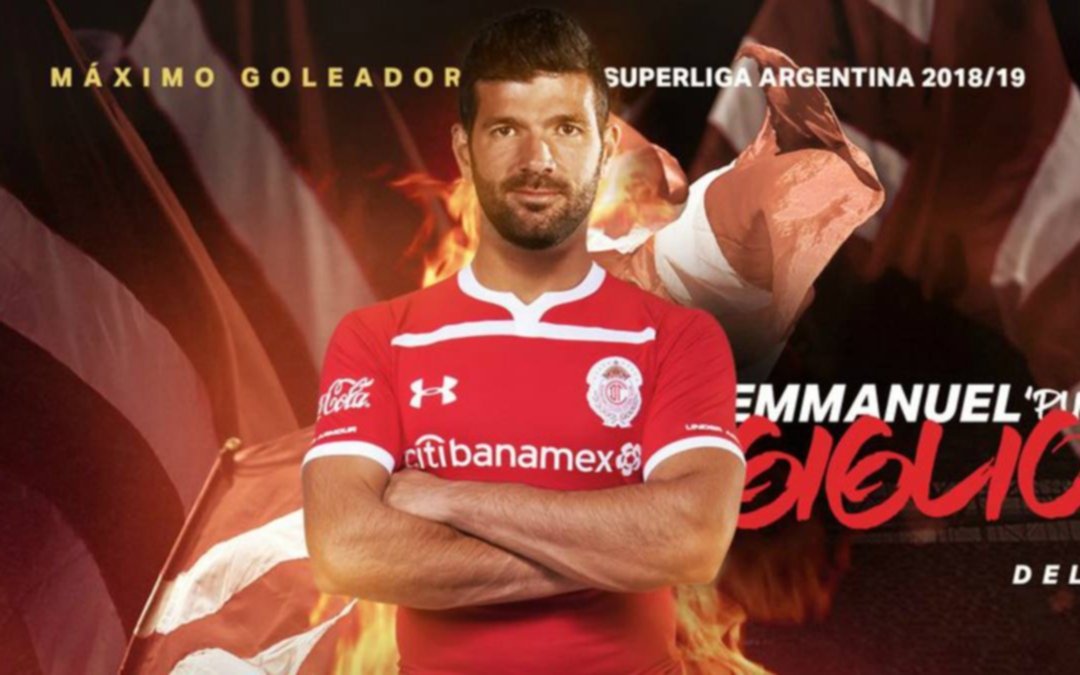 Uno de los goleadores de la Superliga se fue a jugar al Toluca