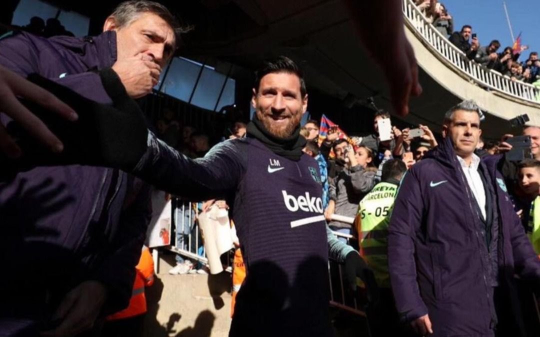El primer golazo del año de Messi: lo hizo en la tradicional práctica a puertas abiertas